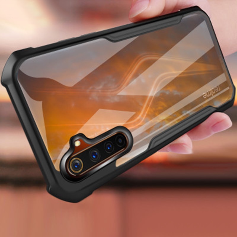 Obudowy odporne na wstrząsy dla Oppo Realme C11 6 Pro Case 6.6 cala przezroczysty ochronny Shell miękka tylna obudowa dla Realme 6i Coque Fundas