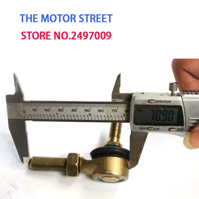 M10x12 Metal Motorcycle Tie Rod Ball Joint fit ATV Quad Turn joint ball rod Spare Parts