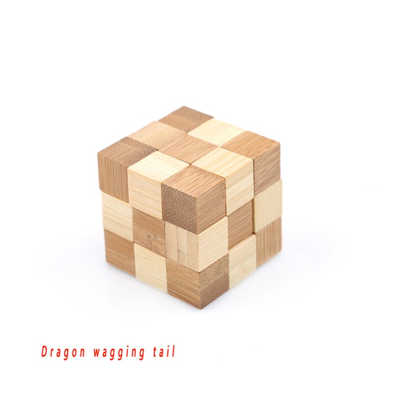 Neue Pädagogisches Erwachsene Kinder Spielzeug Ausgezeichnete IQ Gehirn Teaser 3D Holz Verriegelung Kong Ming Luban Lock Puzzle Spiel Spielen