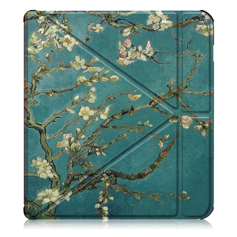 Pu Leer Vouw Magnetic Stand Cover Voor Kobo Libra H2o Tablet Case Voor Kobo Libra H20 7-Inch case: XH