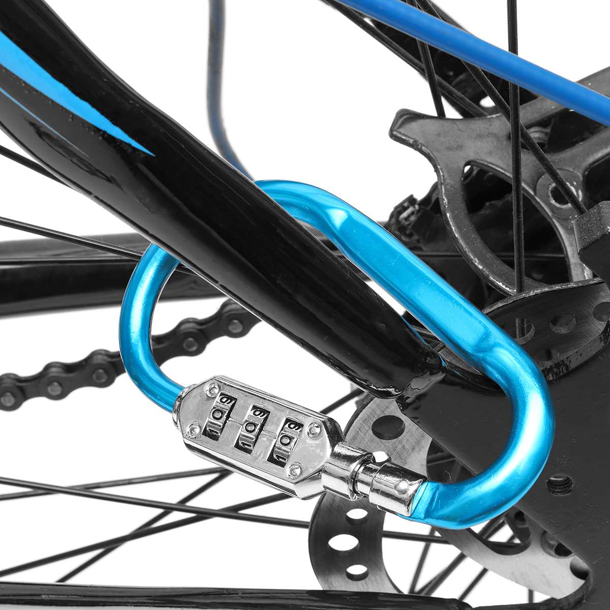 3 Digit Combination Lock Travel Luggage Suitcase Code Padlock Motorcycle Bicycle Helmet Security Locks