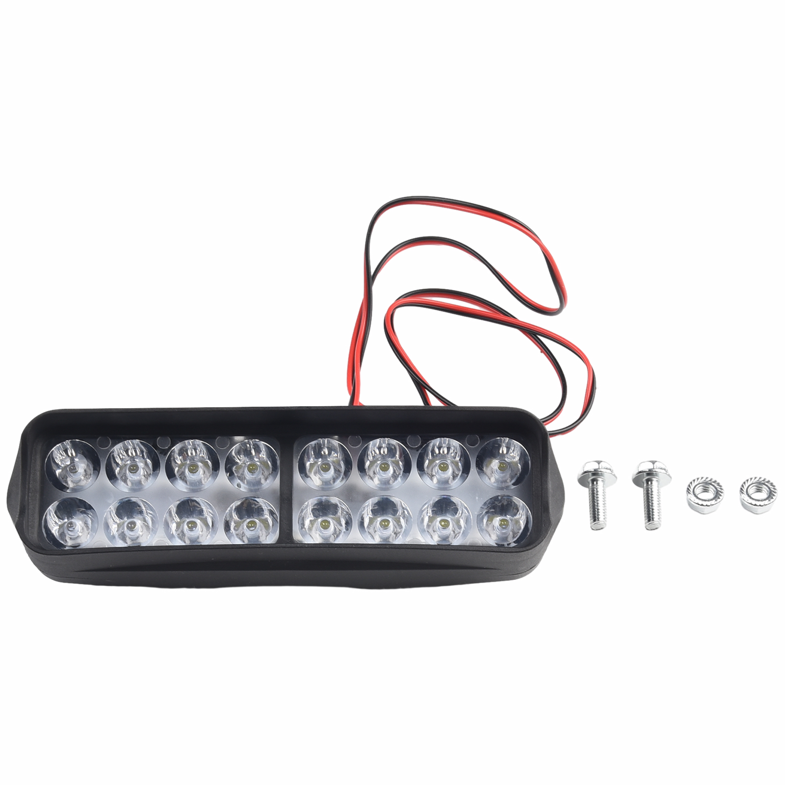 Faro LED para bicicleta eléctrica de 12V-80V, triciclo superbrillante para motocicleta, lámpara Led 8/12/16, piezas de luz delantera de conducción de seguridad para bicicleta eléctrica: Amarillo claro