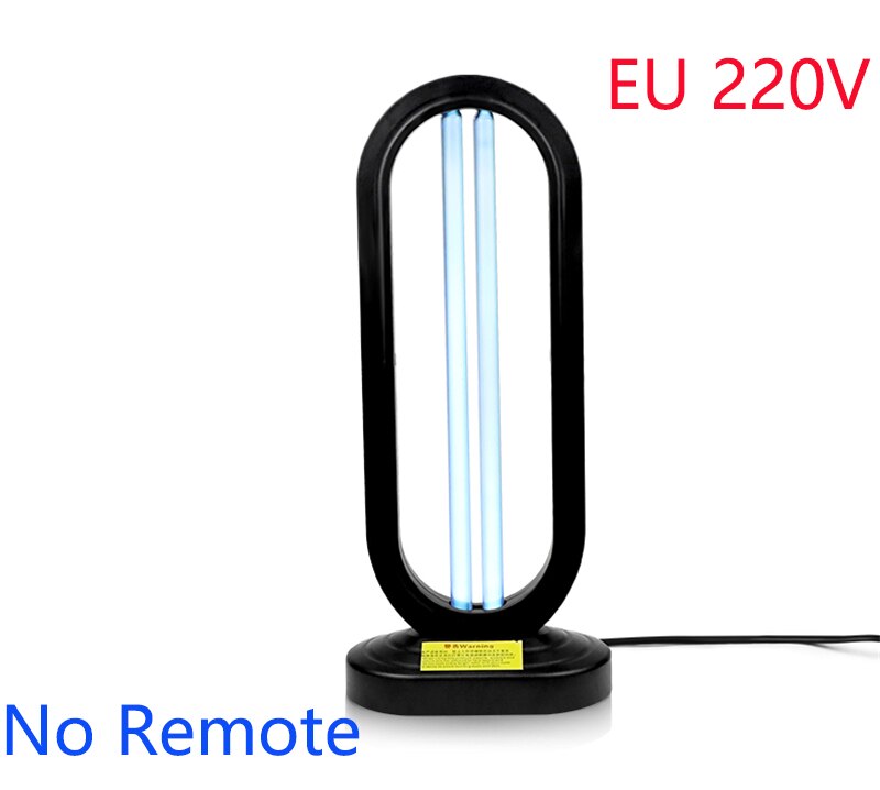 Ozono Disinfezione Della Luce UV Della Lampada Al Quarzo Sterilizzatore Lampadina 50W Lampada A Raggi Ultravioletti 110V 220V UV Disinfettante Germicida Battericida lampada: N nero 220V EU Pulg