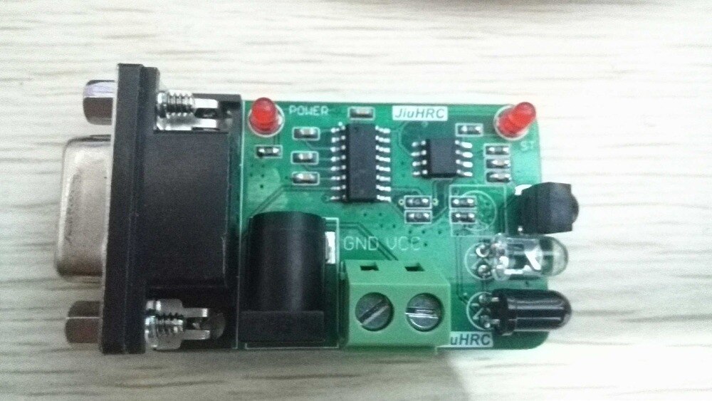 Learning RS232 to Infrared Serial Port to Infrared Support 32-45k Requires External 5V Power -Supply