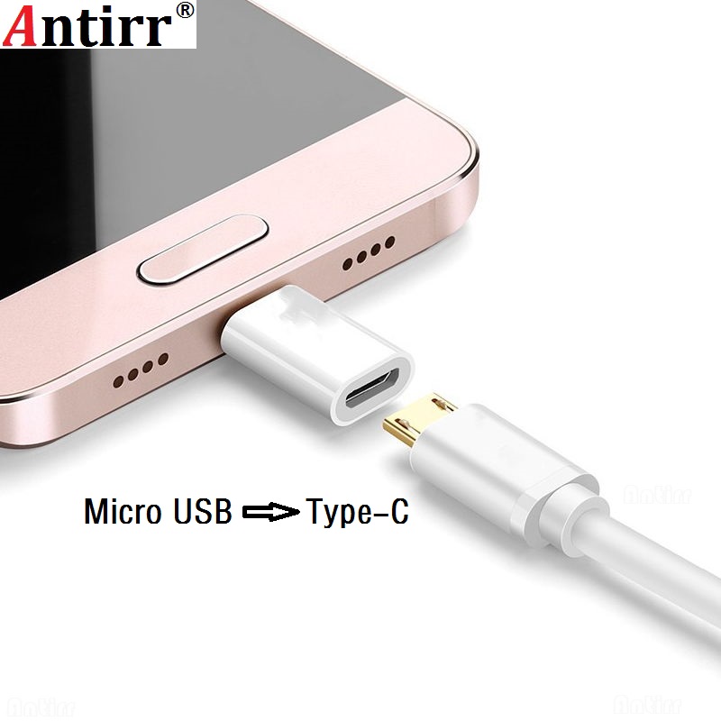 Cable Antirr tipo-c, adaptador Micro USB a tipo C, convertidor de Cargador rápido para Xiaomi Mi5 Mi6 HuaWei P9 P10 Letv HTC Samsung letv 2
