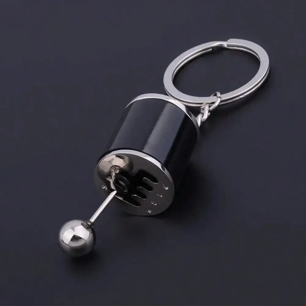 Mini turbo turbo nyckelring bilstyling nyckelring växellåda hänge nyckelring pinne knoppar nyckelring växellåda metallnyckelring
