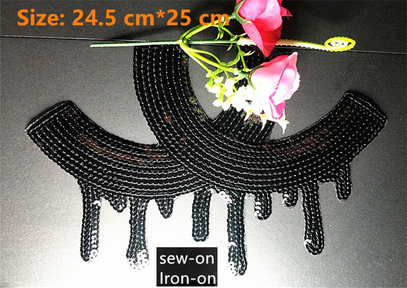 sequins diy decorative cloth stickers: 5