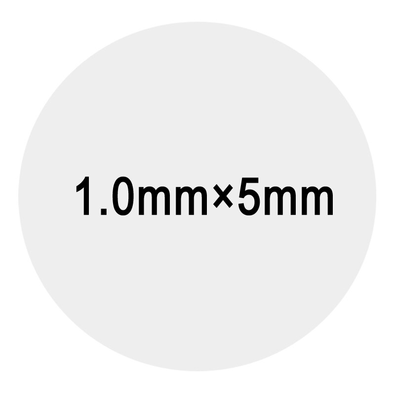 Jeely 50pcs/bag 0.8mm-2.4mm double brass copper crimp tube for spearfishing long line fishing nylon line: 50pcs 1.0mmx5mm