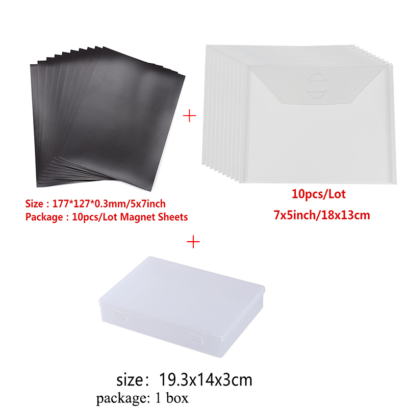 3 Storages Of Stamp Storage Bag, Magnetic Sheets Storage Box and Storage Case Die Used To Store Organize Cutting Dies stamps: 2