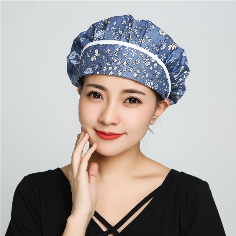 Gorro de Chef para cocina de Hotel para hombre y mujer, gorro de Chef a prueba de polvo, para trabajo, Hotel, sombreros de camarero, gorros De Seta para barbacoa, novedad