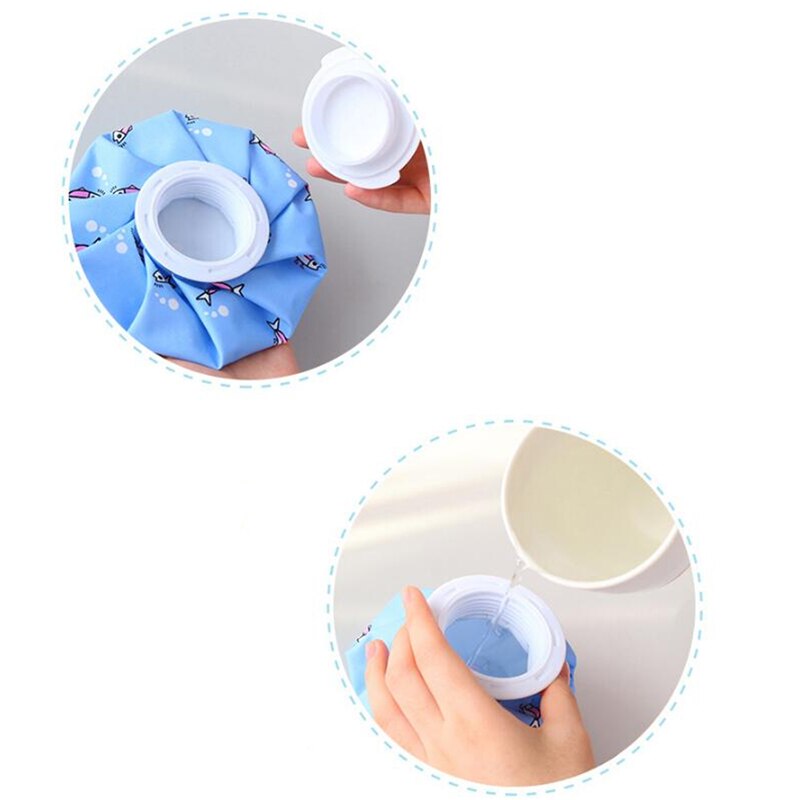 Bolsa para botella de agua de doble uso, bolsa de hielo de verano, reutilizable, con dibujos animados, para aliviar el dolor de las piernas, calentador de manos, artículos para el hogar