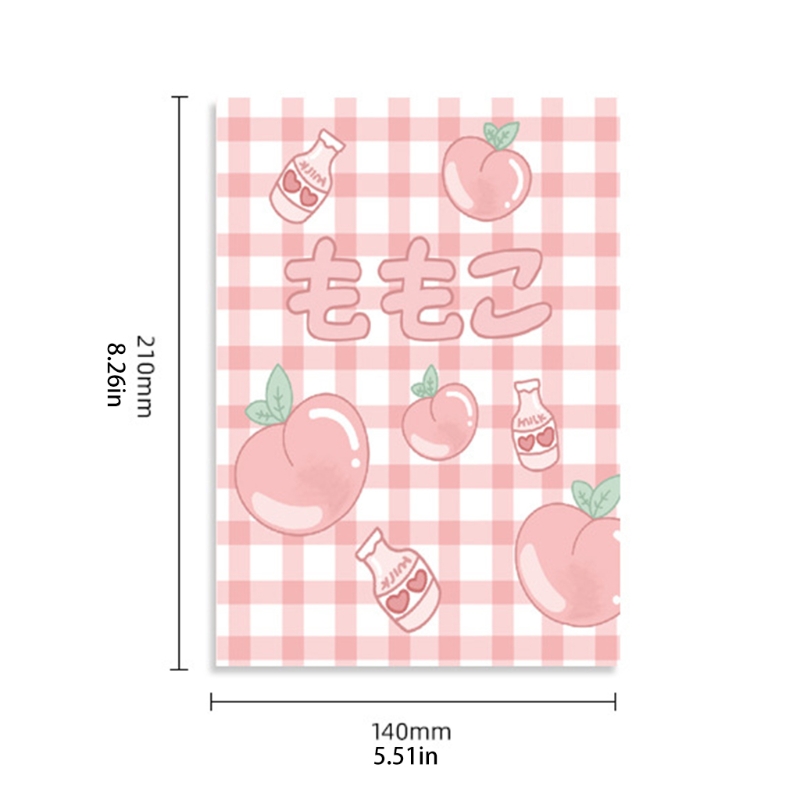 Cute Softcover Notebook Cartoon A5 Notebook 30 Sheets for Office School Home Cartoon Animal Soft Cover Student Notepad