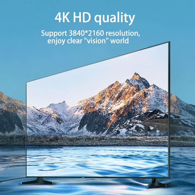 Hdmi-kabel 2.0 versie 4k lijn hdmi naar hdmi-switch splitterkabel audio-videoadapterkabel 0.5m 1m 1.5m 2m 3m 5m 10m 12m 15m