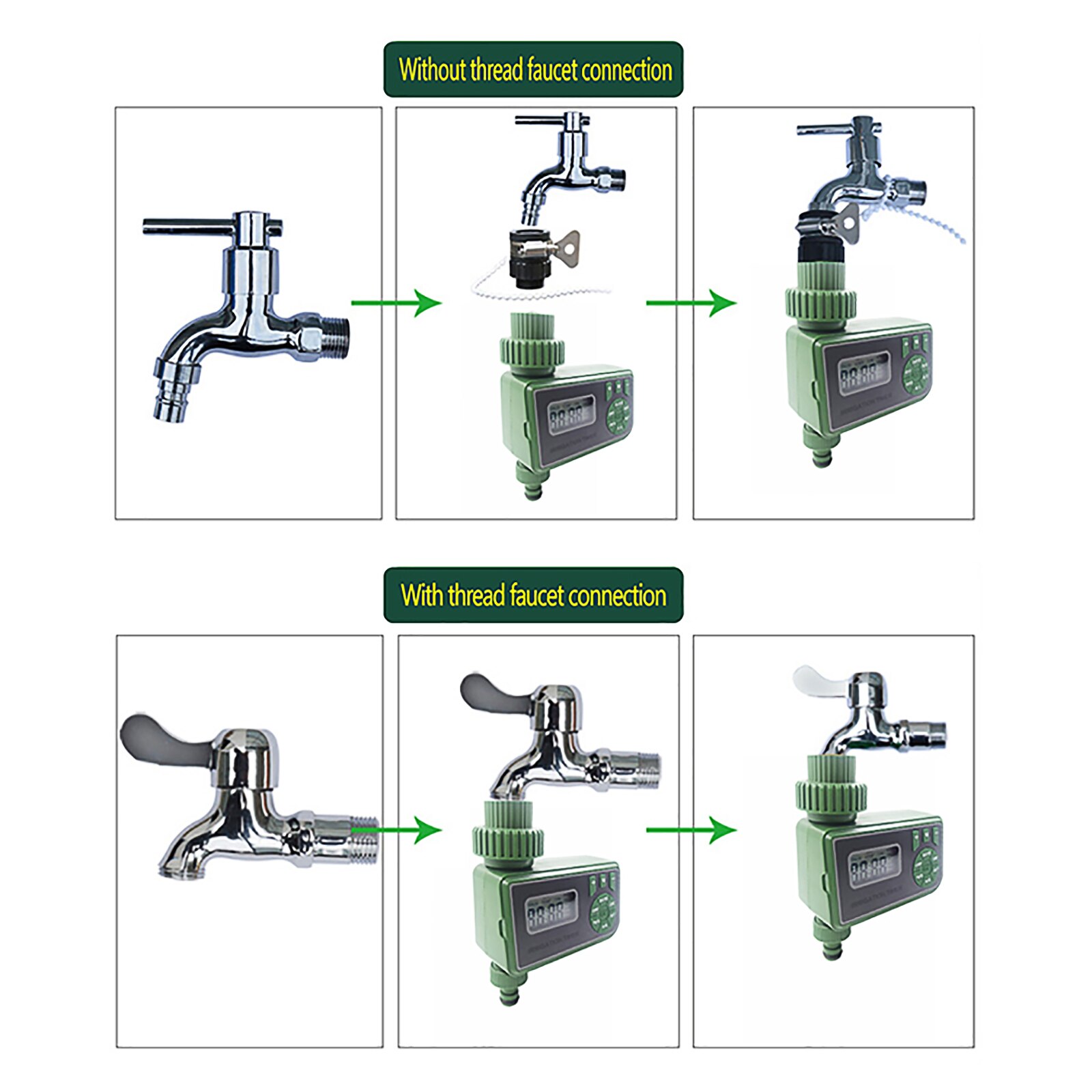 1PC Smart Automatic Electronic Digital Water Timer Irrigation Controller System With LCD Display Home Irrigation Timer