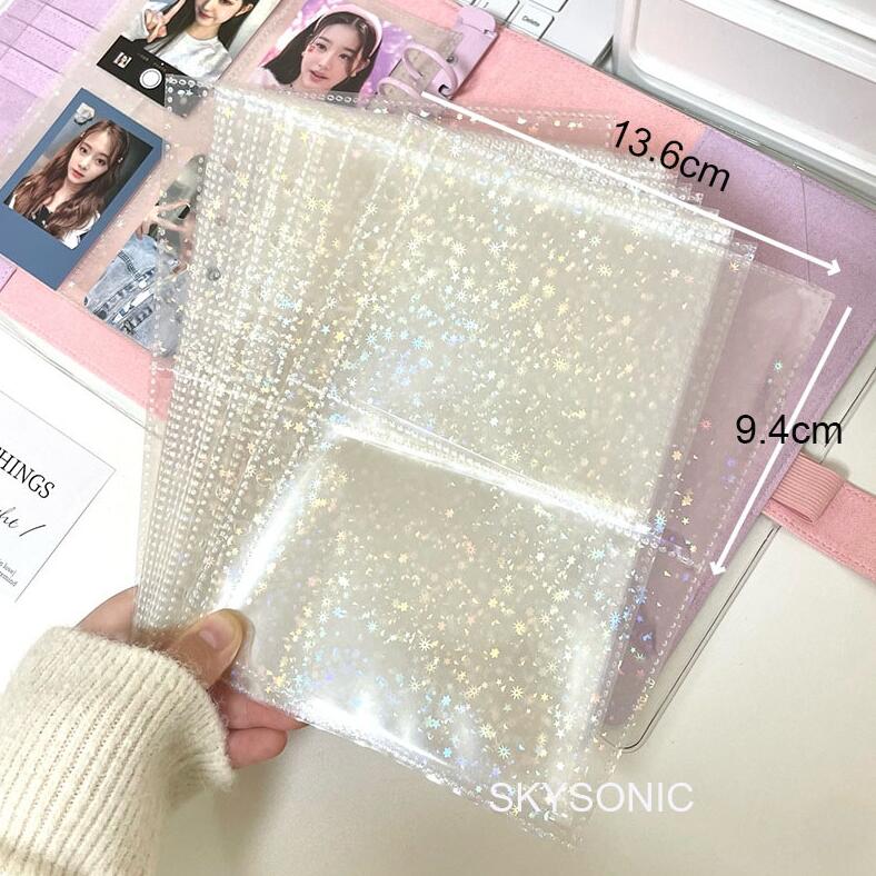 SKYSONIC A5 Binder Collect Book Plush Photo Album Agenda Kawaii Dog Postcards Ring Organizer DIY Refills Suppliers: army green