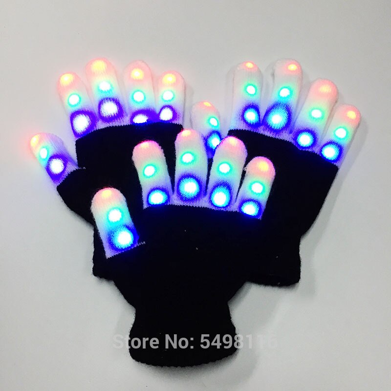 Festival Party led lights gloves magic gloves flashing gloves for kids and adults