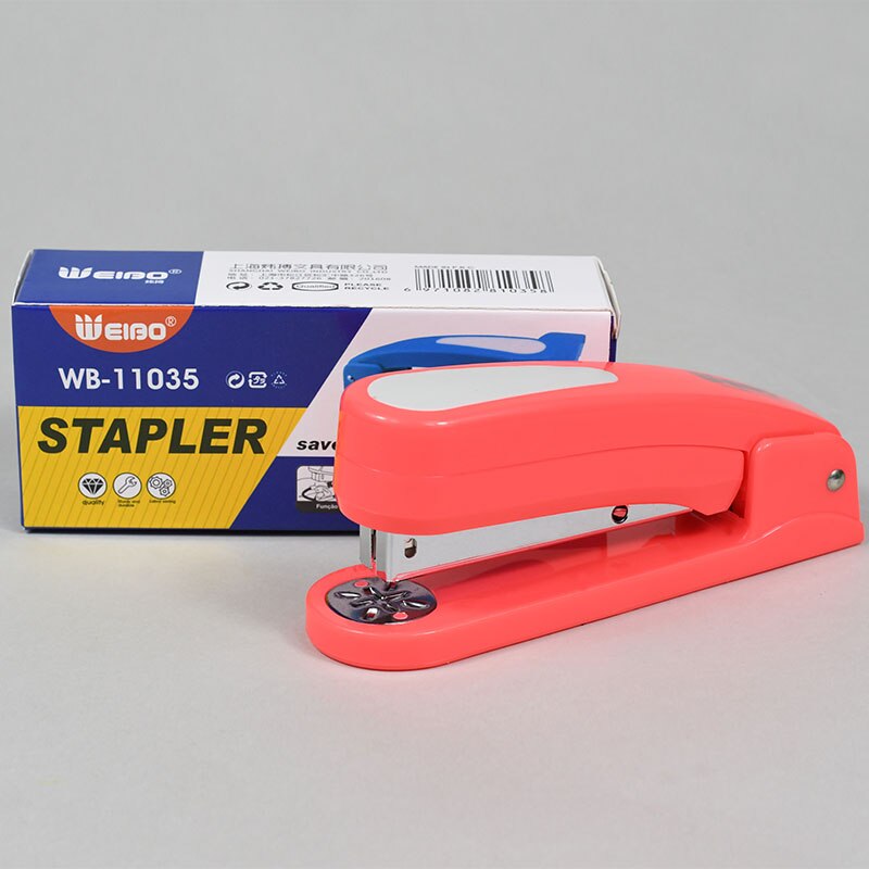 stapler rotated head user friendly fashionable stapler Binding 20 Pages Staples forPaper Binding School OfficeAccessories