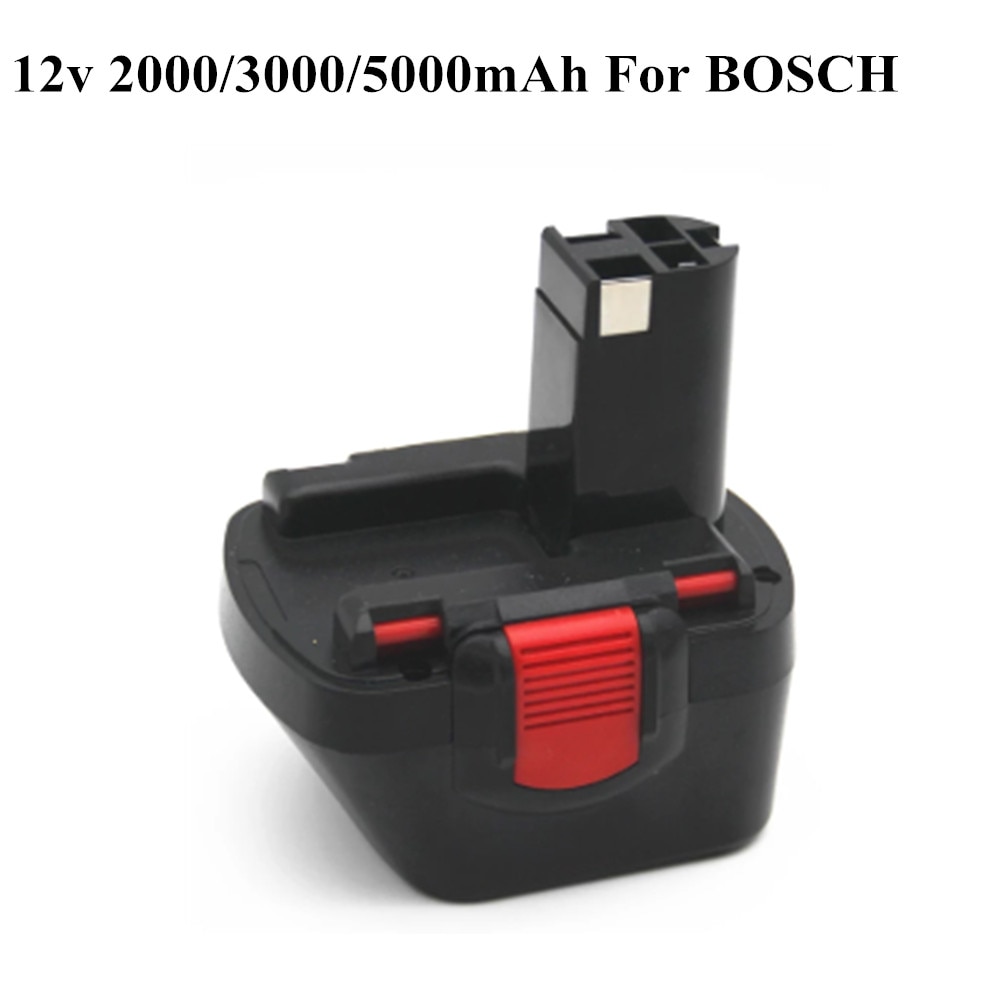 Limskey Ni-CD Power Tool Battery - 12V, 2000mAh, 3000mAh, 5000mAh - For Bosch GSR/GSB/PSB 12 VE-2