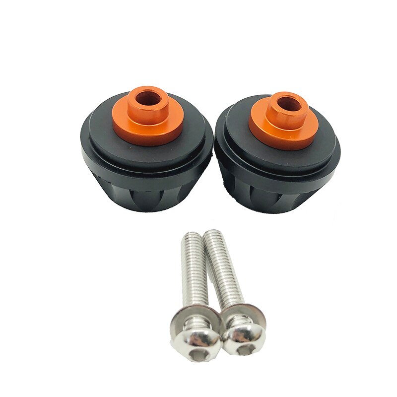Duke 390 for/baggaffel hjulramme skyder kollisionsbeskyttelse pads roda til ktm duke 125 duke 200 duke 250 390 rc 390 rc125 rc200: 1 par bagpå
