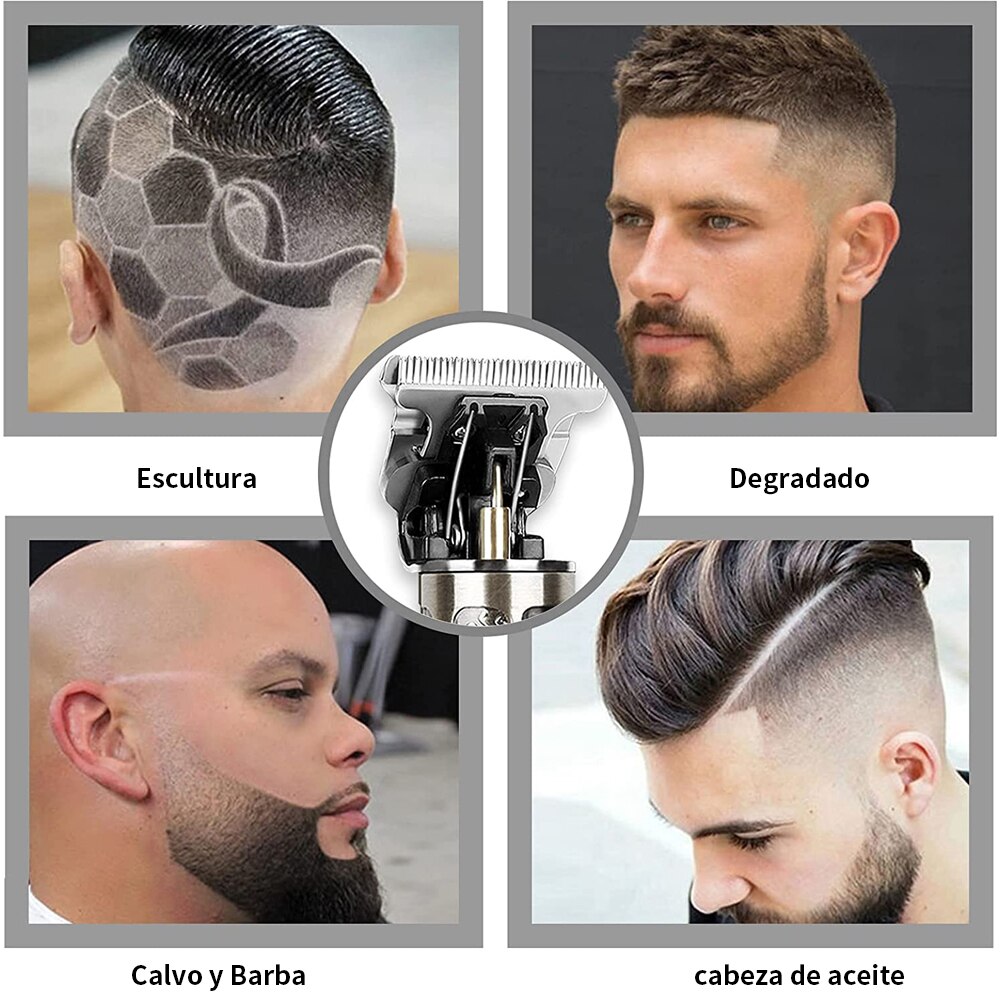 T9 USB Electric Hair Cutting Machine Rechargeable Cut Hair Clipper Man Shaver Trimmer For Men Barber Beard Trimmers