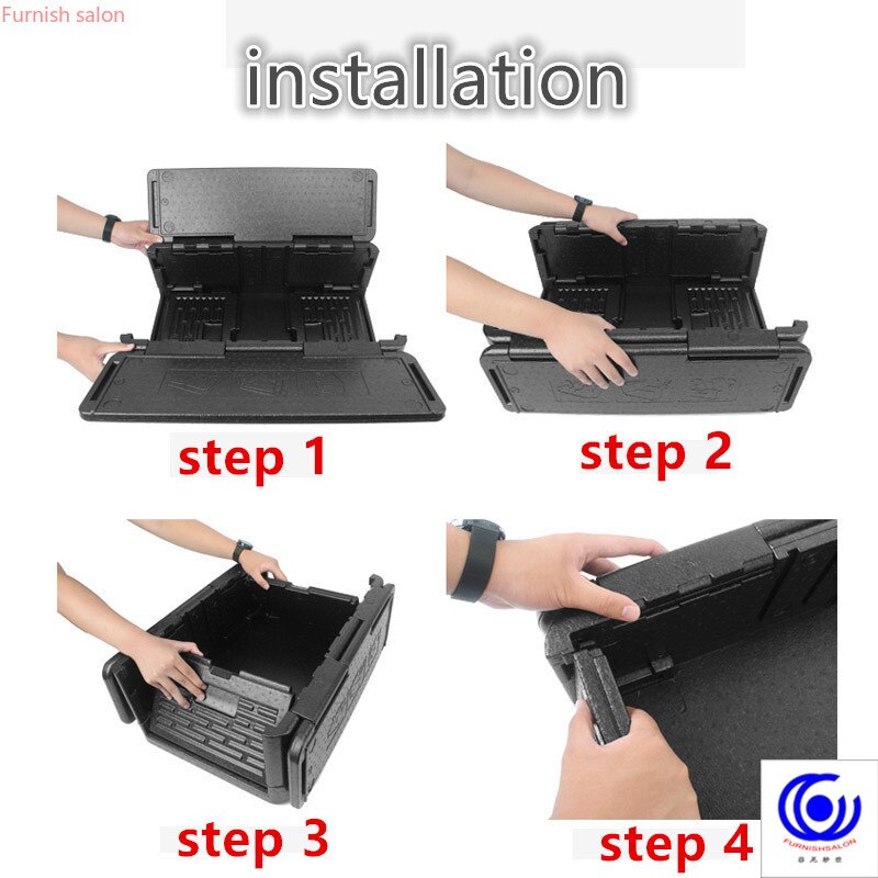 TV show Foldable Iceless Cooler Sweettreats 60L Collapsible Insulated can Portable Waterproof Outdoor Storage Box Thermo Cool