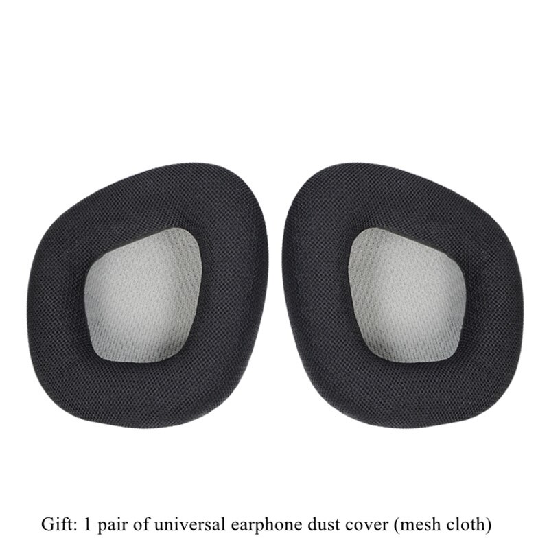 Coussinets d&#39;oreille de remplacement, en mousse, pour Corsair Void PRO RGB 7.1, pour casque de jeu: Black And Grey