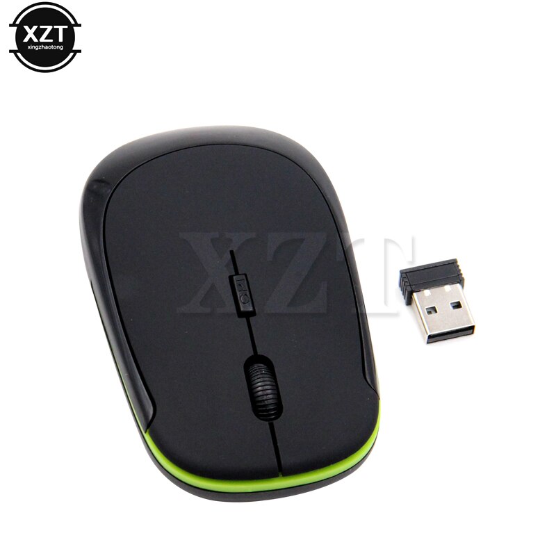 2.4G Wireless Mouse USB Receiver Ultra Slim Silent Mini Cordless Mouse for Laptop PC Optical Gaming Mouse