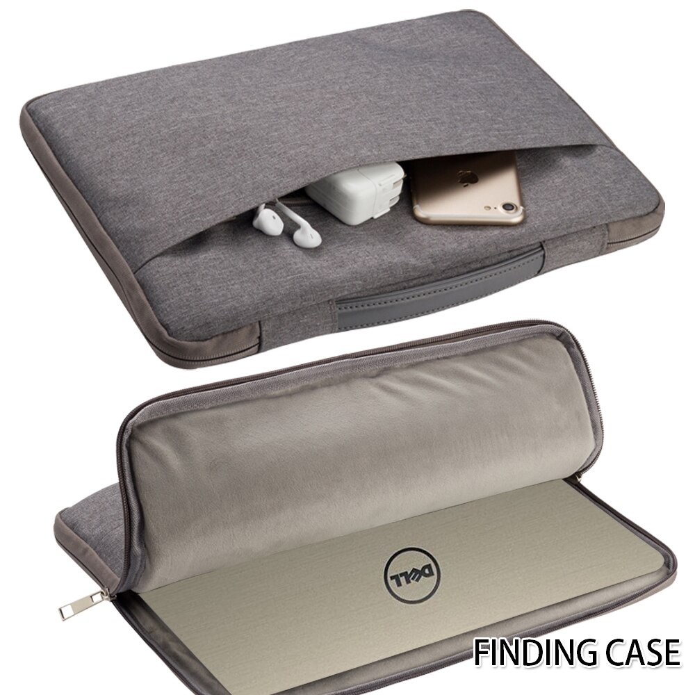 Krasbestendige laptoptas, hoes, handtas, notebooktas voor dell precision 15/ precision 5510/ 5530 laptoptas: Grijs / Precisie 5530