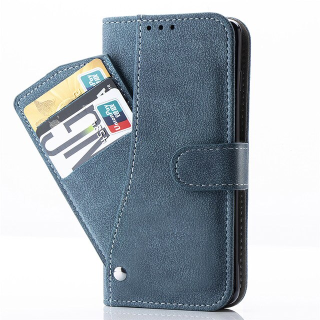 Luxury Magnetic Phone Case For Samsung Galaxy J3 J 3 6 GalaxyJ3 SM J320 J320F J320H J320FN Leather Flip Wallet Cover Funda: Blue