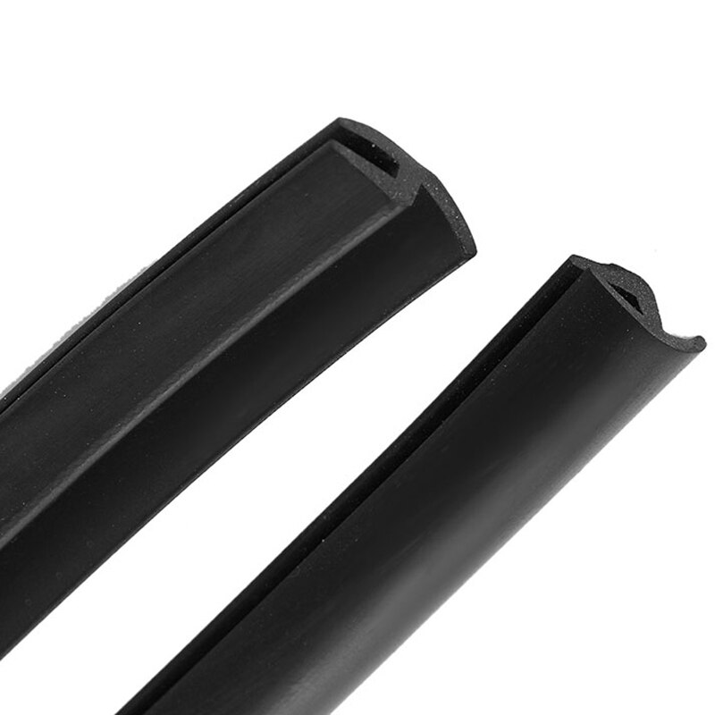 Universal gummi 1.7m tetningslist for bil foran frontrute panel bildør tetningslister stripe kantlist