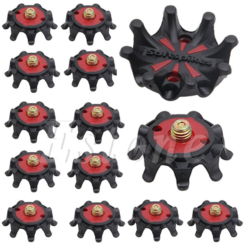 14pcs Golf Spikes Pins 1/4 Turn Fast Twist Schoen Spikes Vervanging Set nuttig