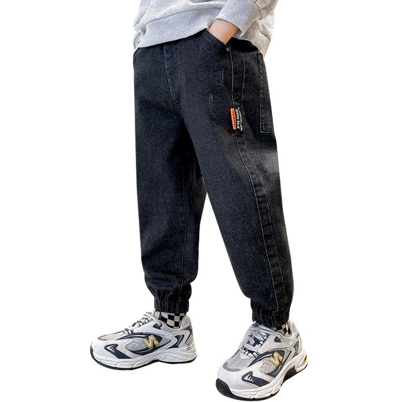Pantalones vaqueros largos de estilo coreano para niño, ropa deportiva informal de , para primavera y otoño, de 4 a 14 años