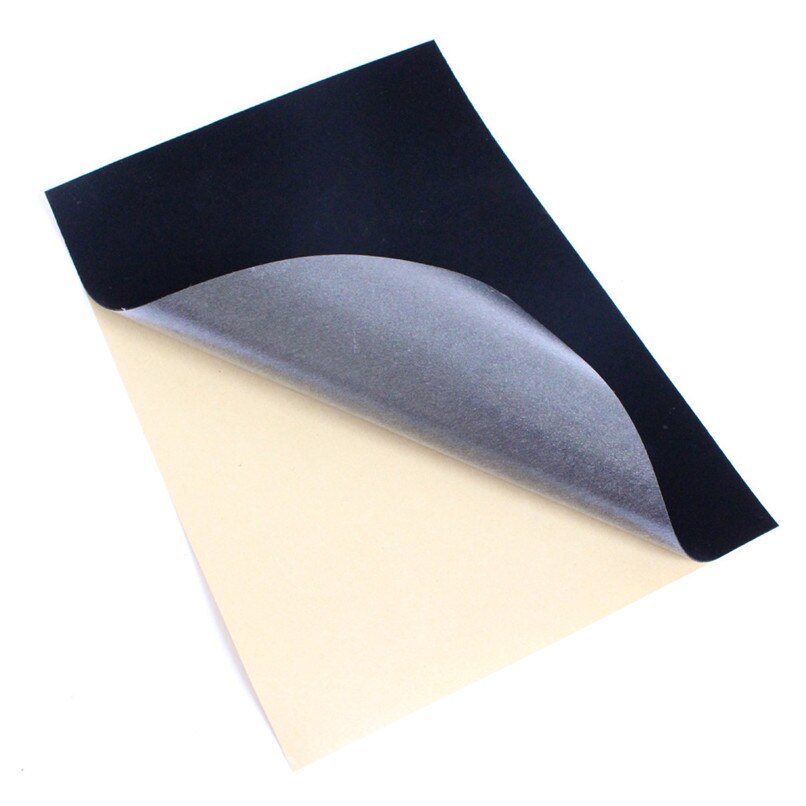 Counter Product display cloth Black Felt Fabric Adhesive Sheets Multipurpose Velvet Sheet Sticky Glue Back #2u13