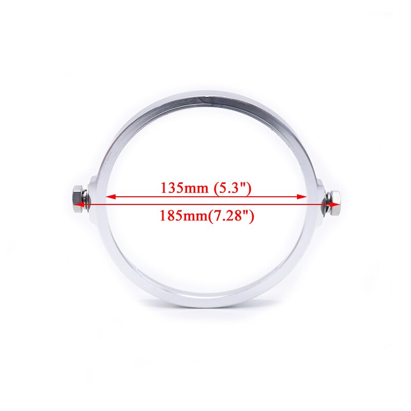Motor Koplamp Adapter Ring Koplamp Mount Fit Voor 5.75 "7'' Ronde Led Koplampen Motor Accessoires Koplamp Beugel