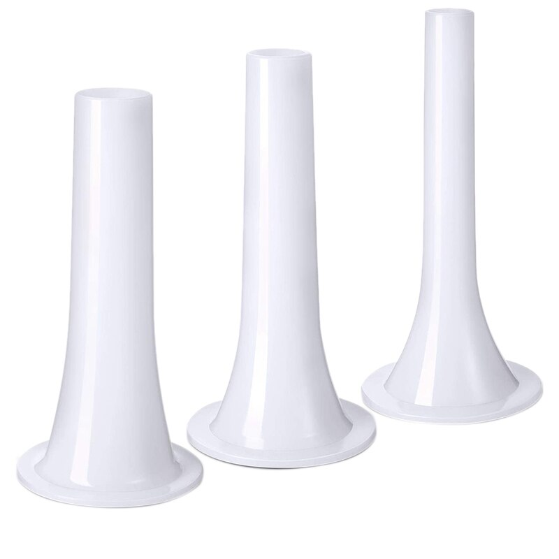 9 st plastkorvstopprör trattar korvpåfyllningsverktyg för köttkvarn storlek 5 matkvarn 1.5cm,1.9cm,2.3cm