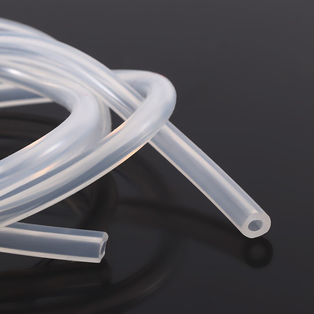 flexibel 1 Meter transparent Silikon Gummi Schlauch Bahre Milch Rohr Sanitär Schläuche 2 3 4 5 6 7 8 10 mm Heraus Durchmesser flexibel Rohr