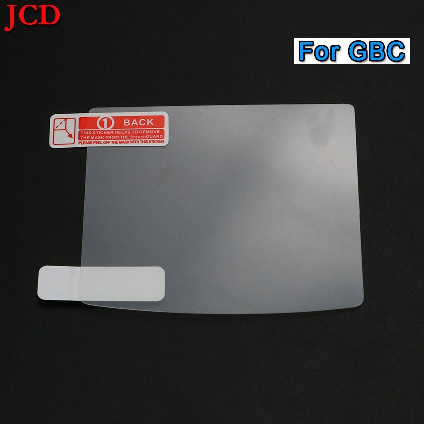 Jcd plast klar för gbp skärmlinsskydd för gb gba gbc gba sp skyddsfilm: För gbc