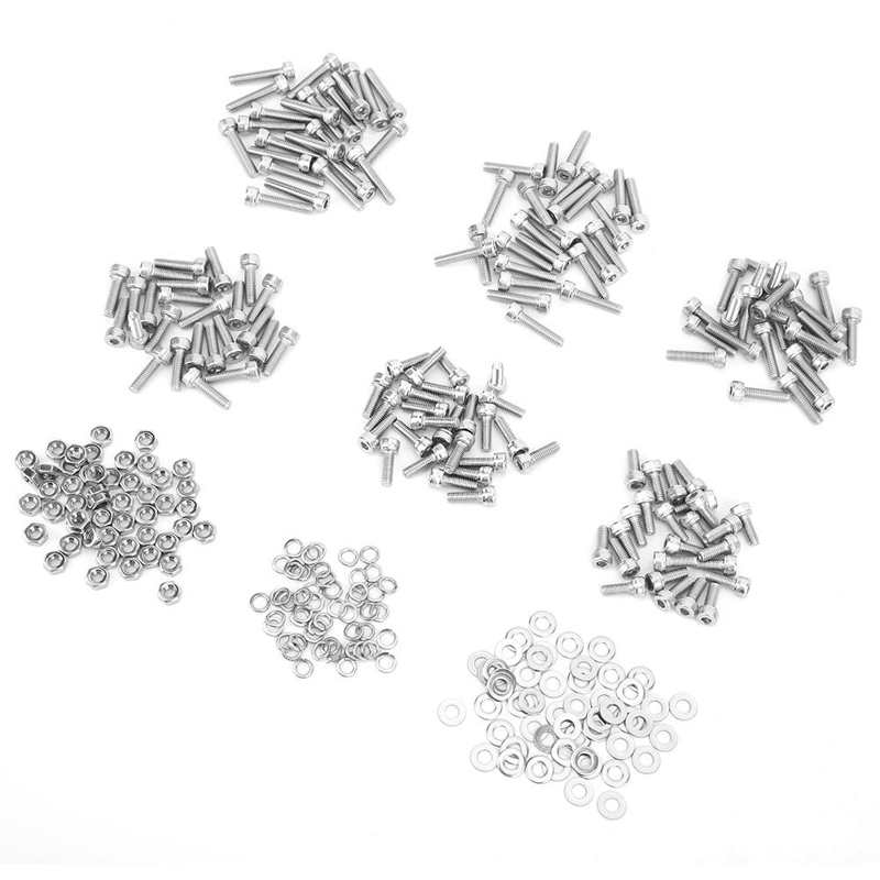 Spring Washer Hex Socket Wood for Plastic Soft Metal Fasten Electronics