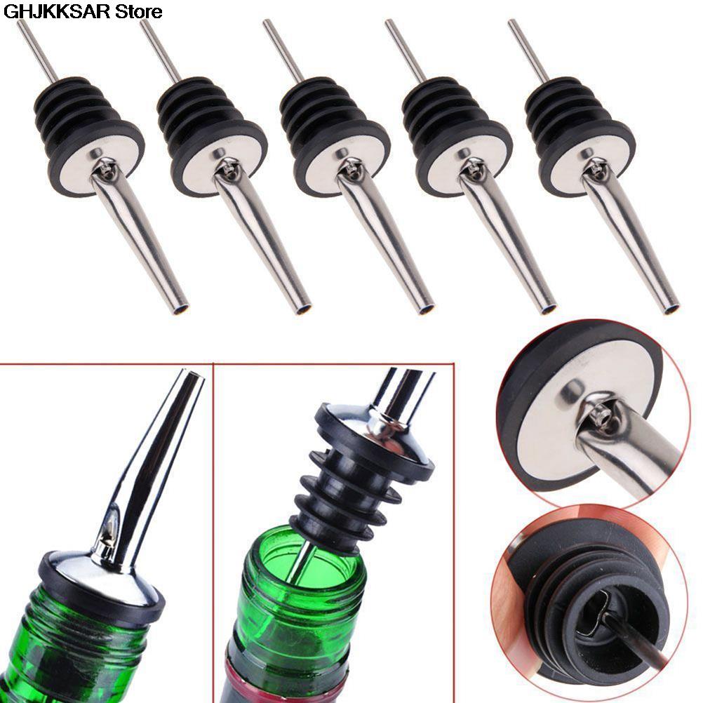 Durable kitchen supplies Red wine oil bottle plug nozzle black bottle stopper