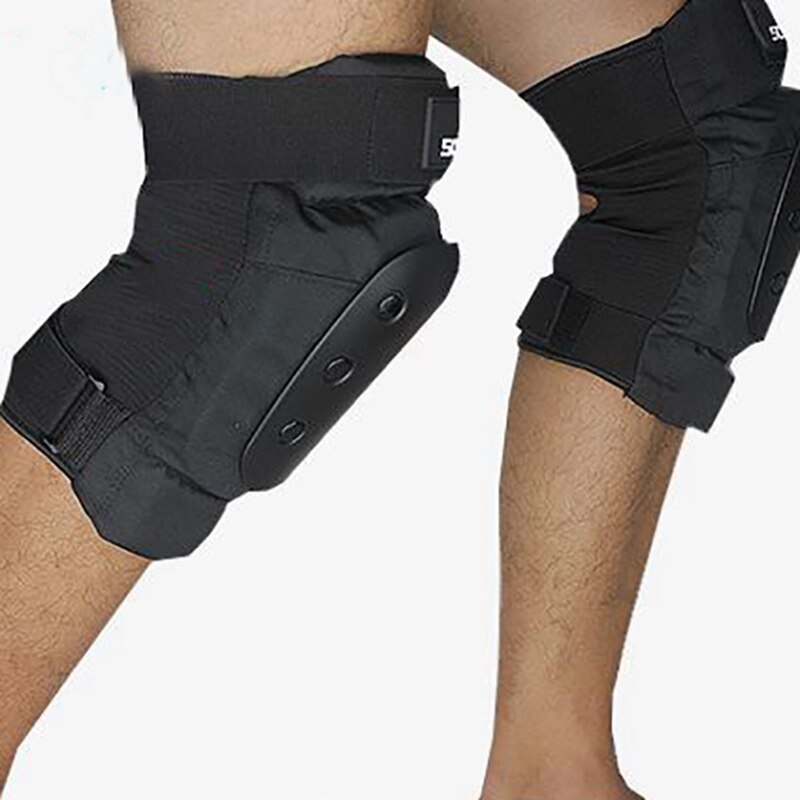 Verhoogde dikkere ski snowboard rolschaatsen dikkere kniebeschermer brace pad zwart l & skiën armvol polsondersteuning