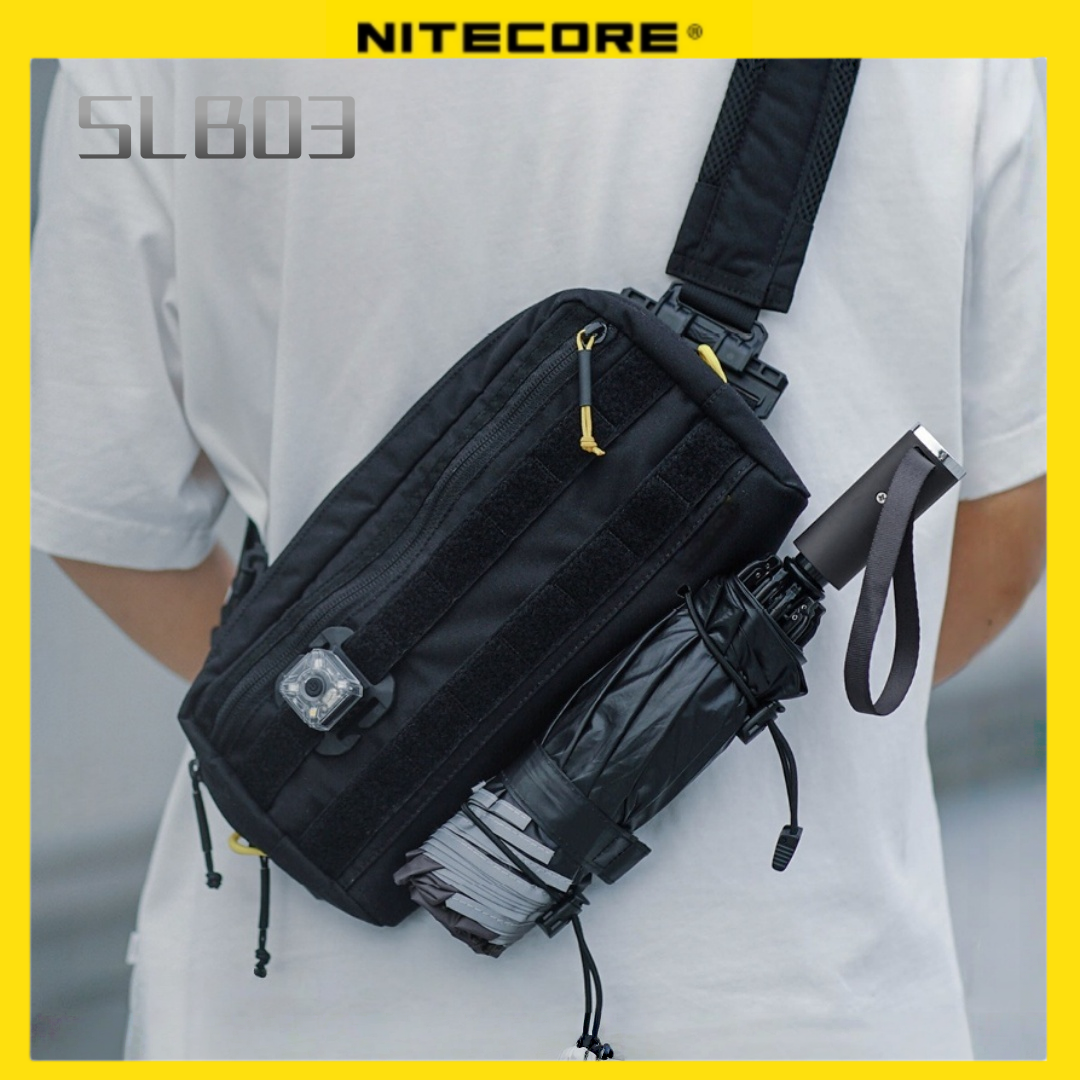 NITECORE SLB03 backpack Messenger Bag Men Shoulder Sling EDC Crossbody Bags bumbag Woman Packet Waterproof Bags