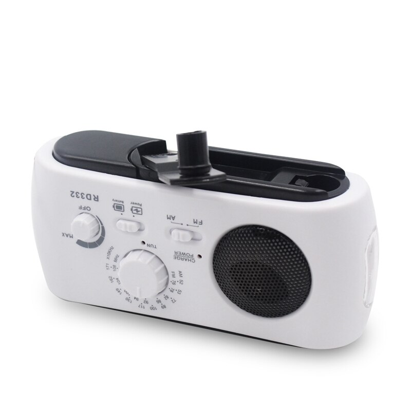 Multifunctional Hand Crank Generator Radio LED Flashlight Emergency Hand Radio