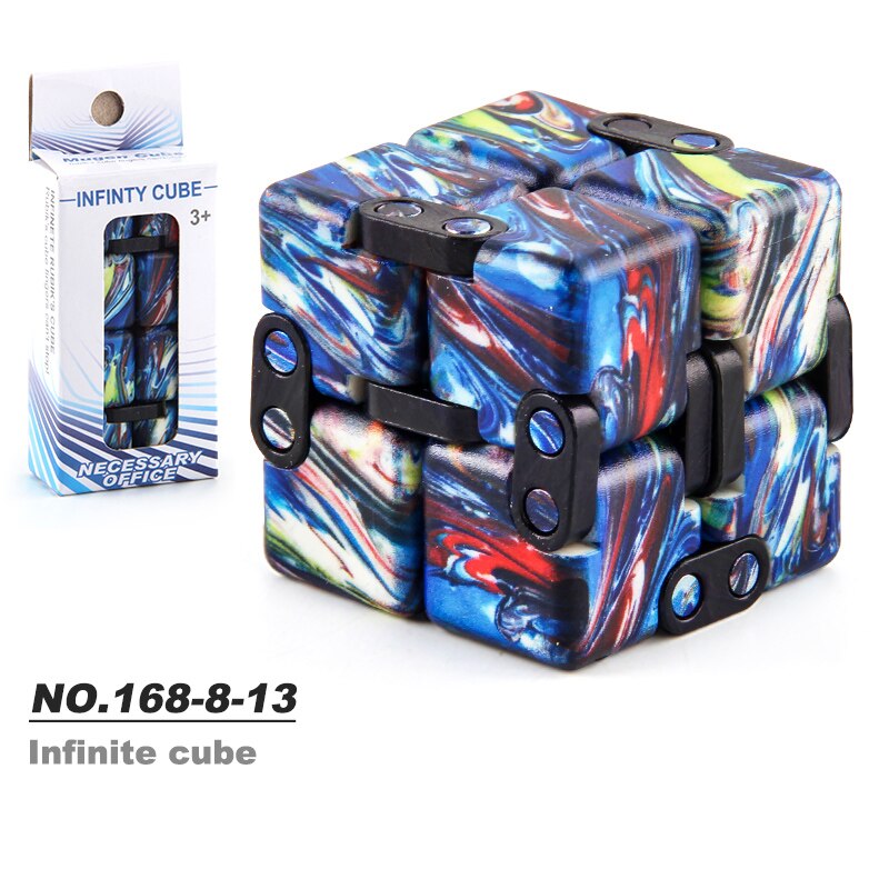 Autismus Anti Stress Relief Kreative Unendliche Magie Cube Büro Flip Cubic Puzzle Sensorischen Stress Relief Kühle Gadget Zappeln Spielzeug: NO.168-8-13