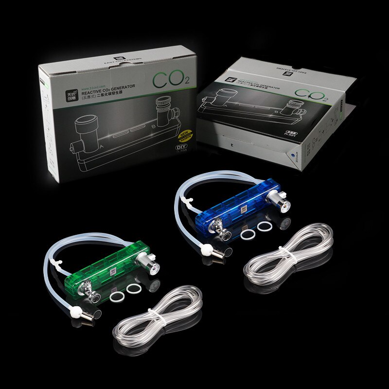CO2 Generator System Kit with Pressure Guage Safe Vavle Air Flow Adjuster Planted Aquarium CO2 Diffuser