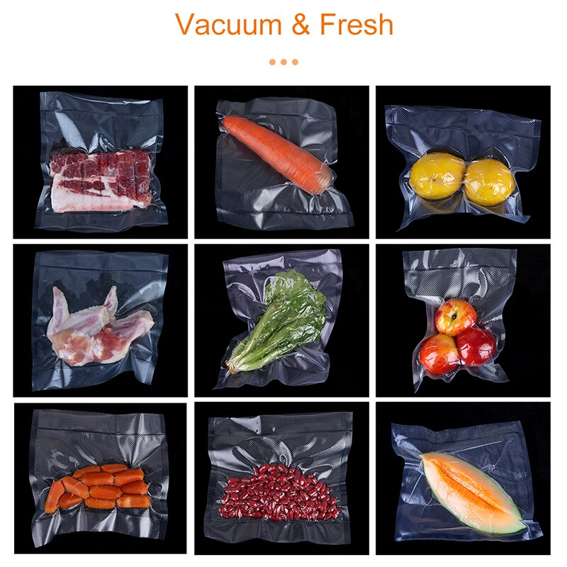 Keuken Vacuüm Sealer Verpakkingsmachine Voedsel Saver Bag Vacuüm Sealer Zakken Voor Voedsel Verse Lang Houden Opbergzakken Vacuum Sealer