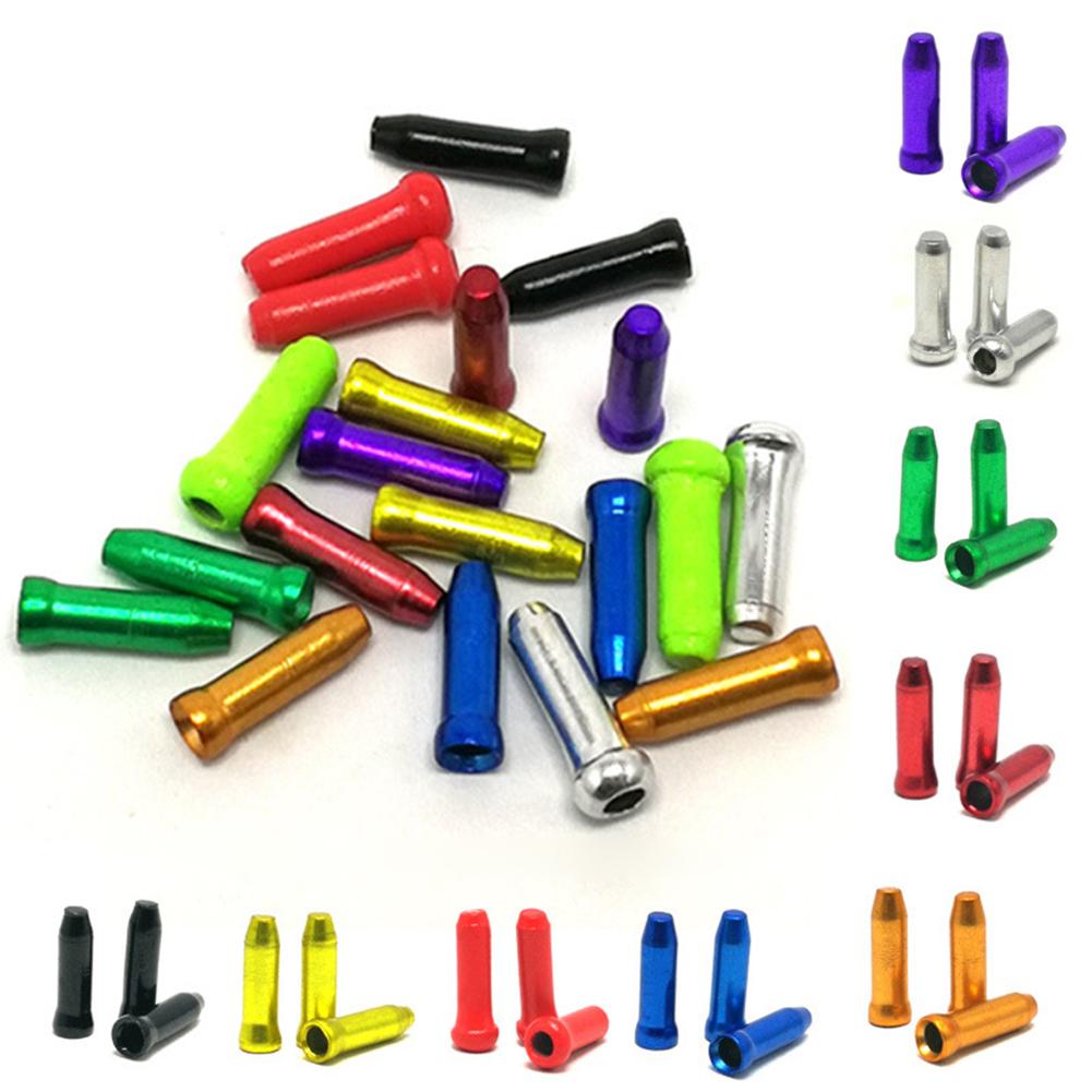 50Pcs Bike Bicycle Brake Shifter Inner Tips Shift Cables End Caps Cycling Parts MTB Bicycle Bike Shifter Twist Shifter