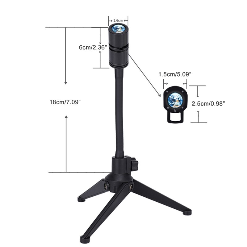 USB Moon Lamp Earth Planet Projection Lamp Night Light Starry Lamp