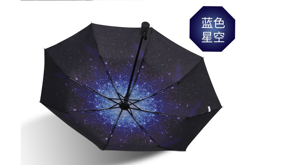 Nyeste kompakte folde paraply vindtæt rejse paraply sort lim anti uv belægning til kvinder mænd auto åben luk: -en