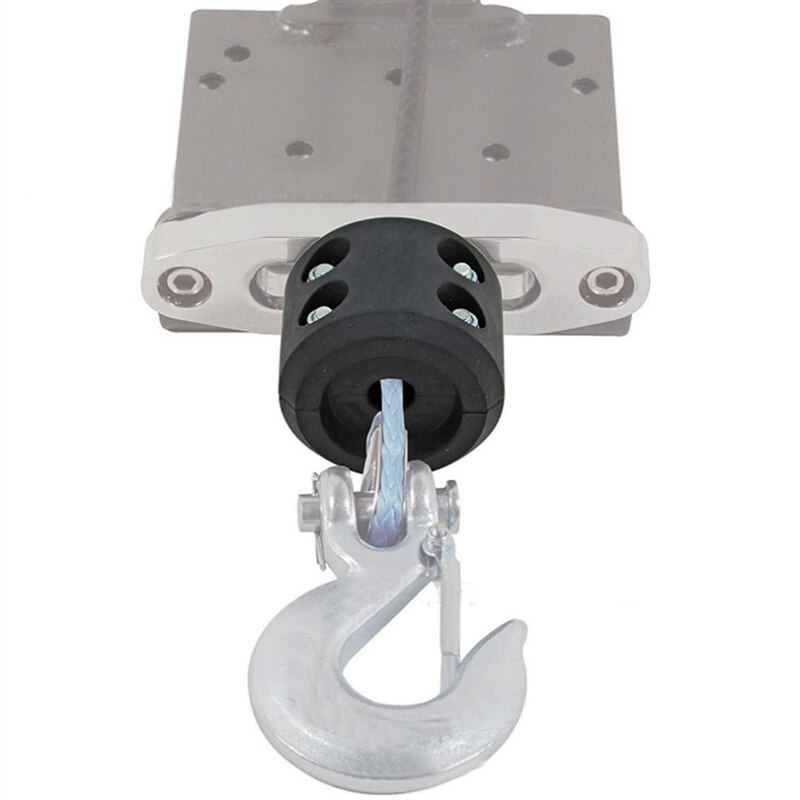 Rubber Universal Saver Stopper Line Rope Hook Vehicle Winch For ATV Durable Guard Cable Stop Commander Line Save Stopper