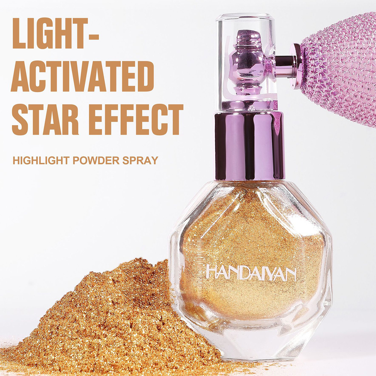 Glitter Brightening Body Glitter, Highlighting Spray Glitter Spray Bottle Highlighting Airbag Spray Bottle